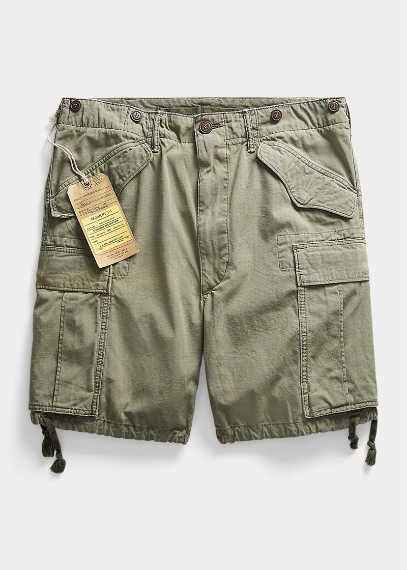 Shorts RRL Hombre Ripstop Cargo Chile Verde LRDNA-3068